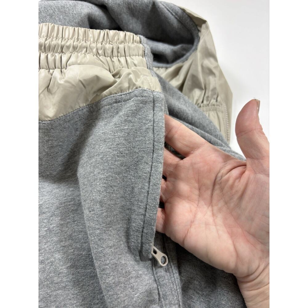 Stella McCartney Adidas Barricade Sweatpants Joggers Tan Grey 40 Pockets - Picture 12 of 15